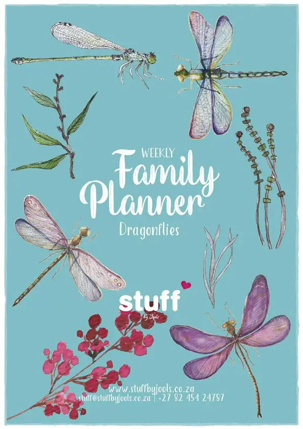 Weekly Planner Dragonflies