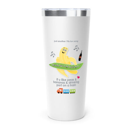 Etsy Peas and Bananas Vacuum Flask