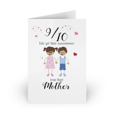 9 out of 10 Mother's Day card
