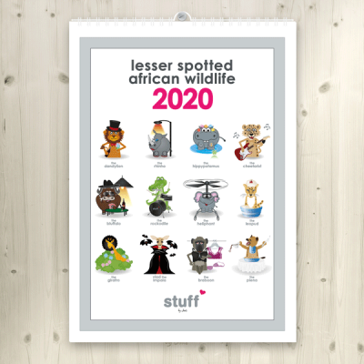 2020 lesser spotted calendars