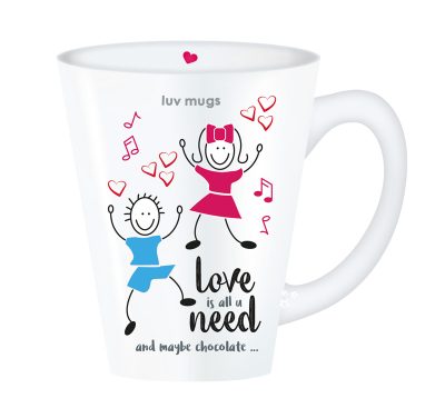 love is all latte mug