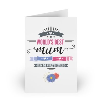 World's Best Mum Mother's Day card